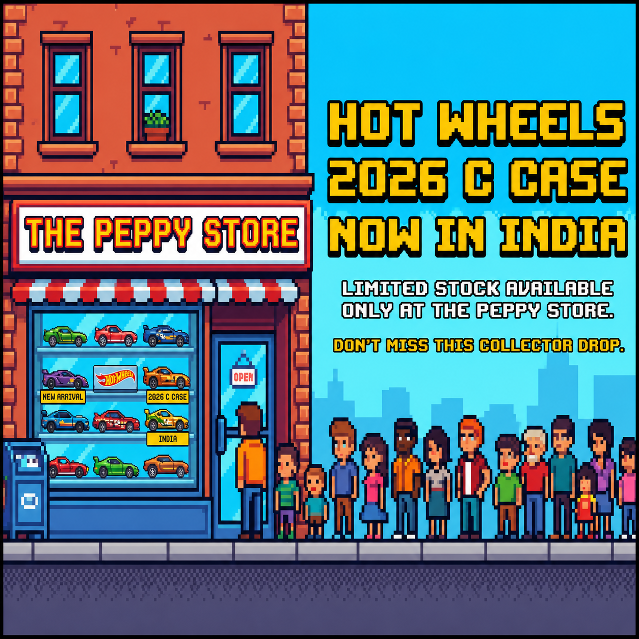 Hot Wheels 2026 C Case Is Here – Only Available in India at The Peppy Store