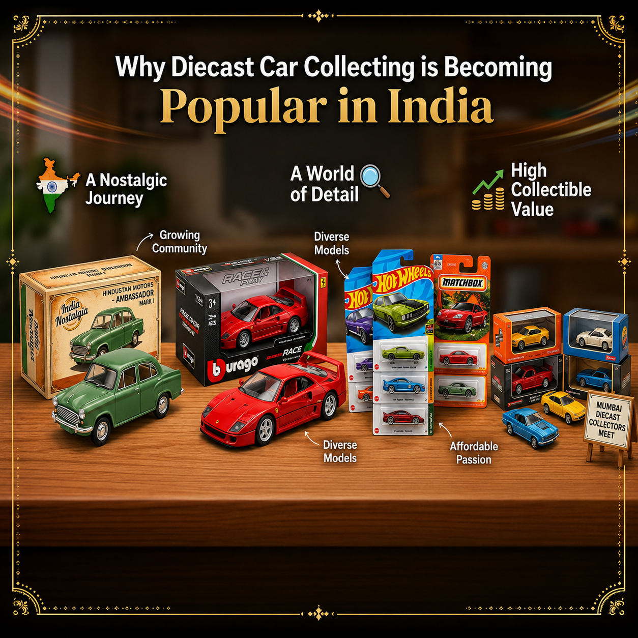Why Diecast Car Collecting is Becoming Popular in India