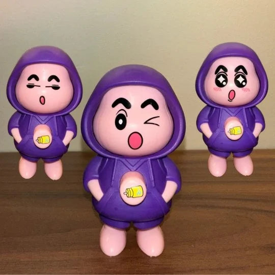 Shinchan Mood Swing Keychain - Purple