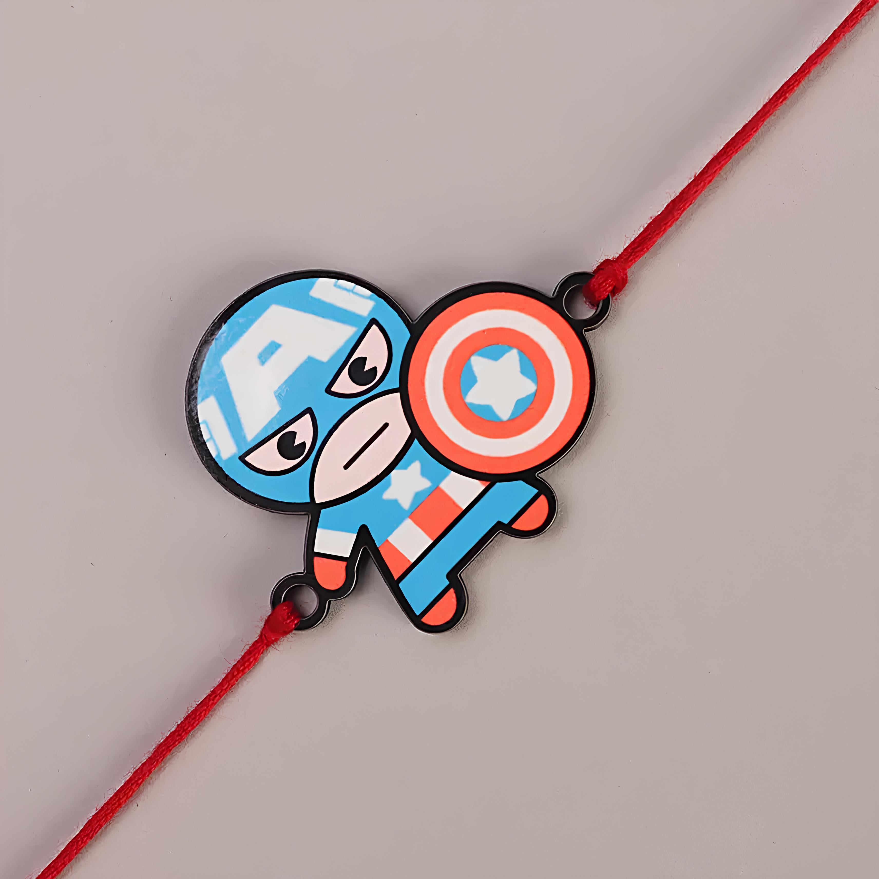 Superheroes Rakhi (Select From Drop Down Menu)