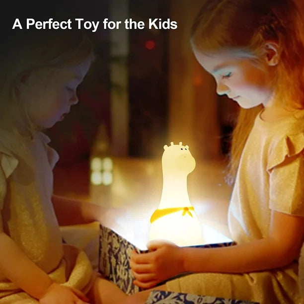 Giraffe 3D Silicon Colour - Changing Usb Chargeable Lamp