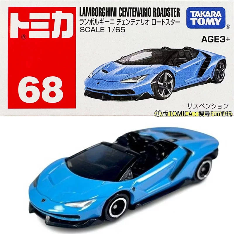 Takara Tomy Tomica Scale 1 : 65 - 68 Lamborghini Centenario Roadster