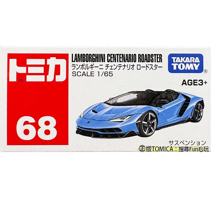 Takara Tomy Tomica Scale 1 : 65 - 68 Lamborghini Centenario Roadster