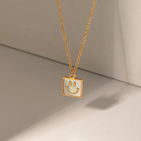 Buy Smile Emoji Necklace - The Peppy Store