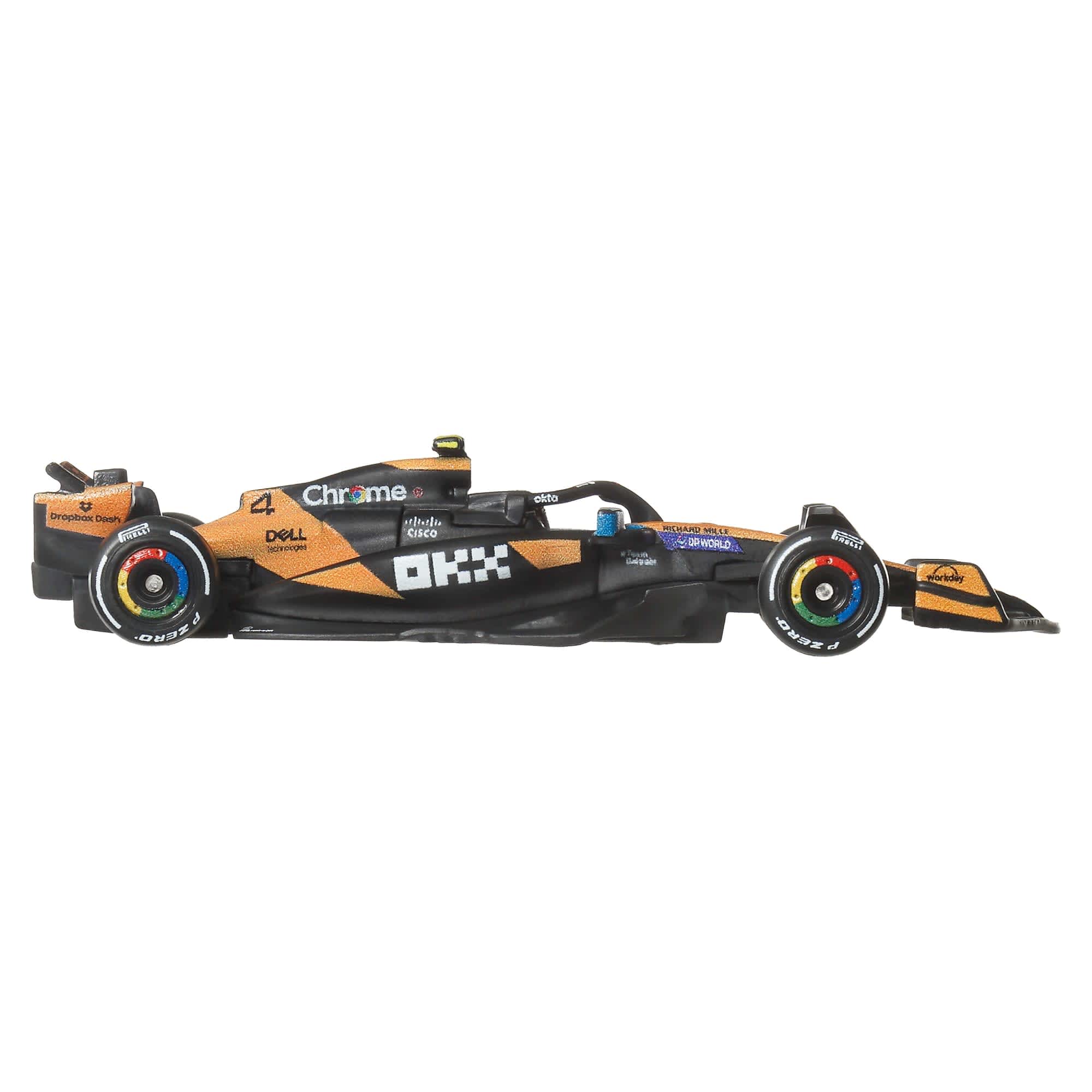 Hot Wheels Scale 1:64 Premium Formula F1 2025 Diecast Model Cars - Mclaren Formula 1 Team (#4)
