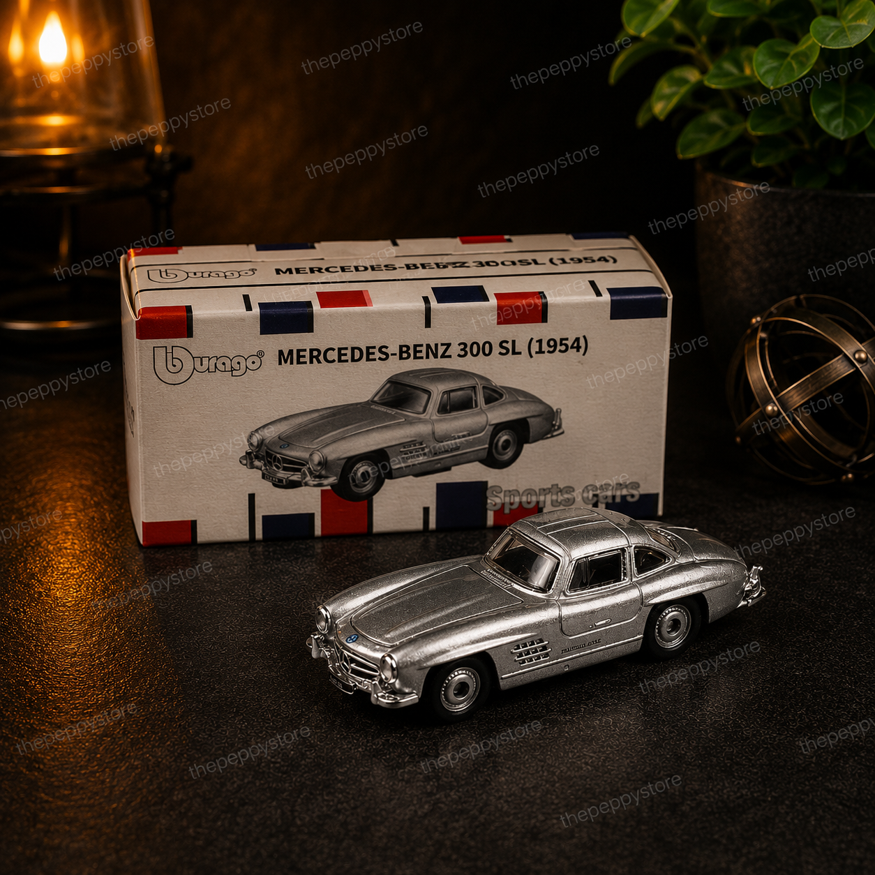Bburago 1:64 1954 Mercedes Benz 300SL Diecast Metal Model Car