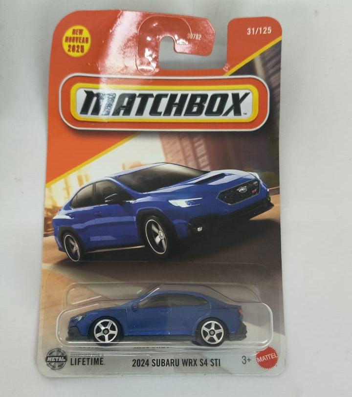 Matchbox 2024 Subaru WRX S4 STI (Creased Card)