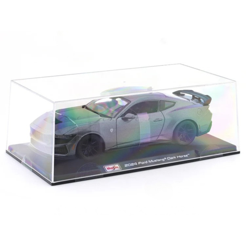 2024 Ford Mustang Dark Horse Grey – Maisto 1:24 Diecast Scale Model Car