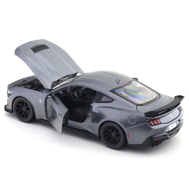 2024 Ford Mustang Dark Horse Grey – Maisto 1:24 Diecast Scale Model Car