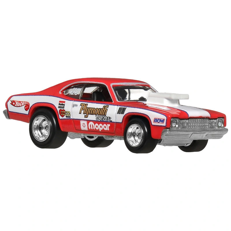 Hot Wheels 1:64 Car Culture Team Transport - '73 Plymouth Duster Second Story Lorry Plus Kool Kombi Combo