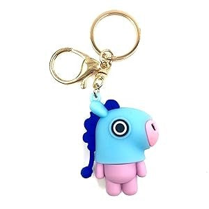 BT21 Mang 3D Silicon Keychain With Bagcharm