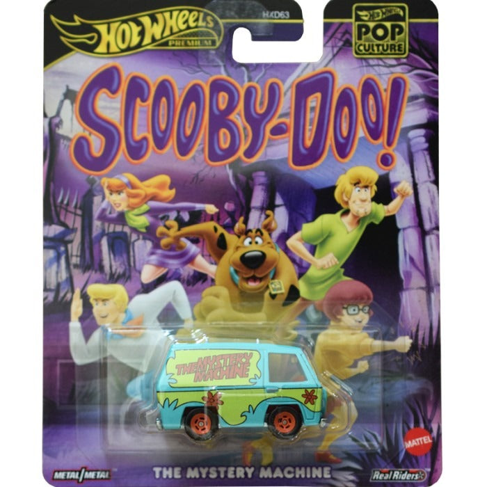 1:64 Hot Wheels 2024 Premium - Pop Culture G Diecast Model Car Scooby Doo The Mystery Machine