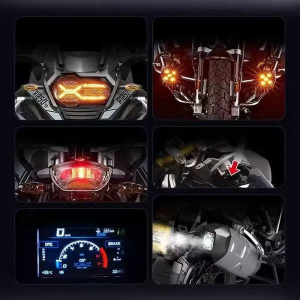 BMW R1250 GS ADV Alloy Model 1:7 Scale