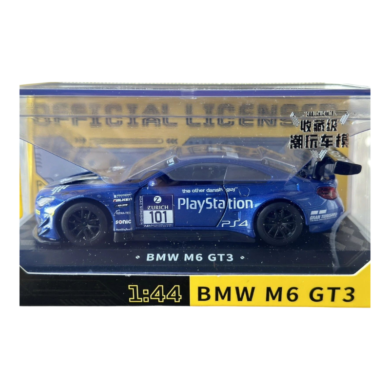 CCA 1:44 BMW M6 GT3 PlayStation Racing Livery Diecast Scale Model Car