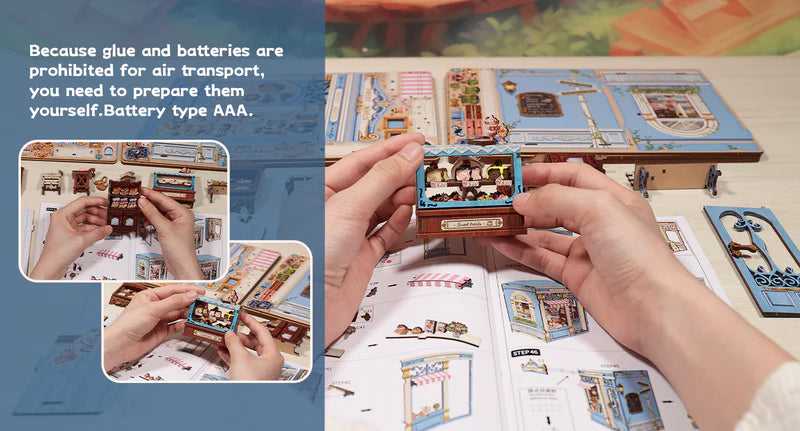 CUTEBEE DIY Book Nook Kit - Sweet Marie