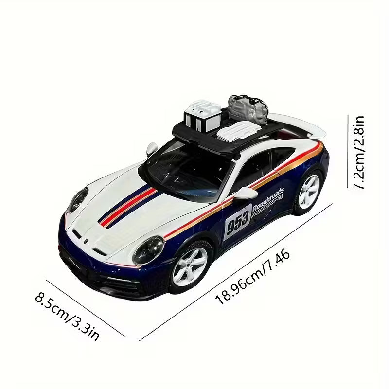 Bburago - 1 : 24 Diecast Scale Model - Official Licensed Product - Porsche 911 Dakar
