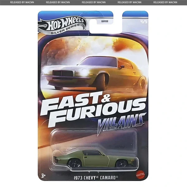 Hot Wheels 2025 Fast & Furious Villains ( Set Of 5 )