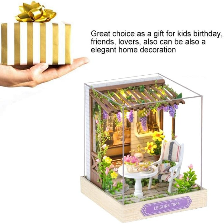 Cuteroom Diy Dollhouse - Corner of Happiness Series Miniature Kit - Leisure Time