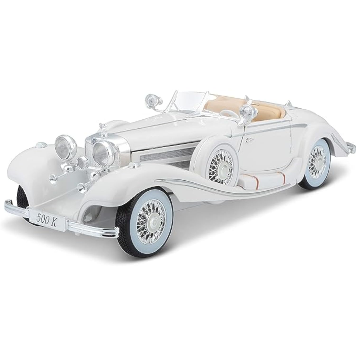 Maisto - 1 : 18 Diecast Scale Model - Premiere Collection - Mercedes-Benz 500 K Typ Specialroadster (1936) - Official Licensed Product