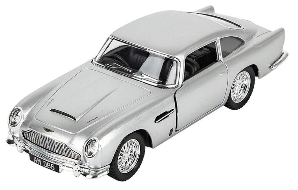 Kinsmart Metal Scale 1 : 38 Diecast Scale Model with Openable Doors and Pull Back Action - Aston Martin DB5