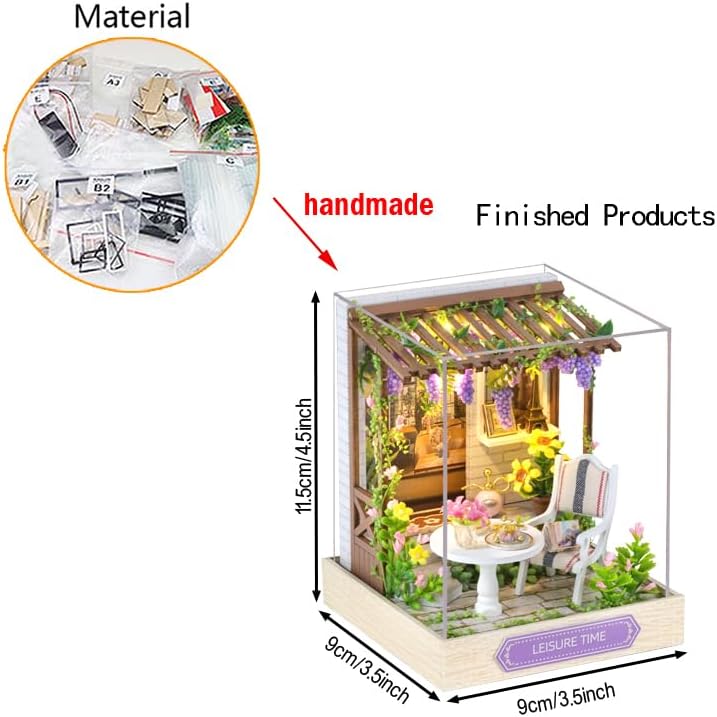 Cuteroom Diy Dollhouse - Corner of Happiness Series Miniature Kit - Leisure Time