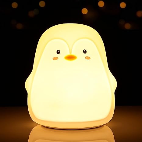 Penguin 3D Silicon Color-Changing Lamp
