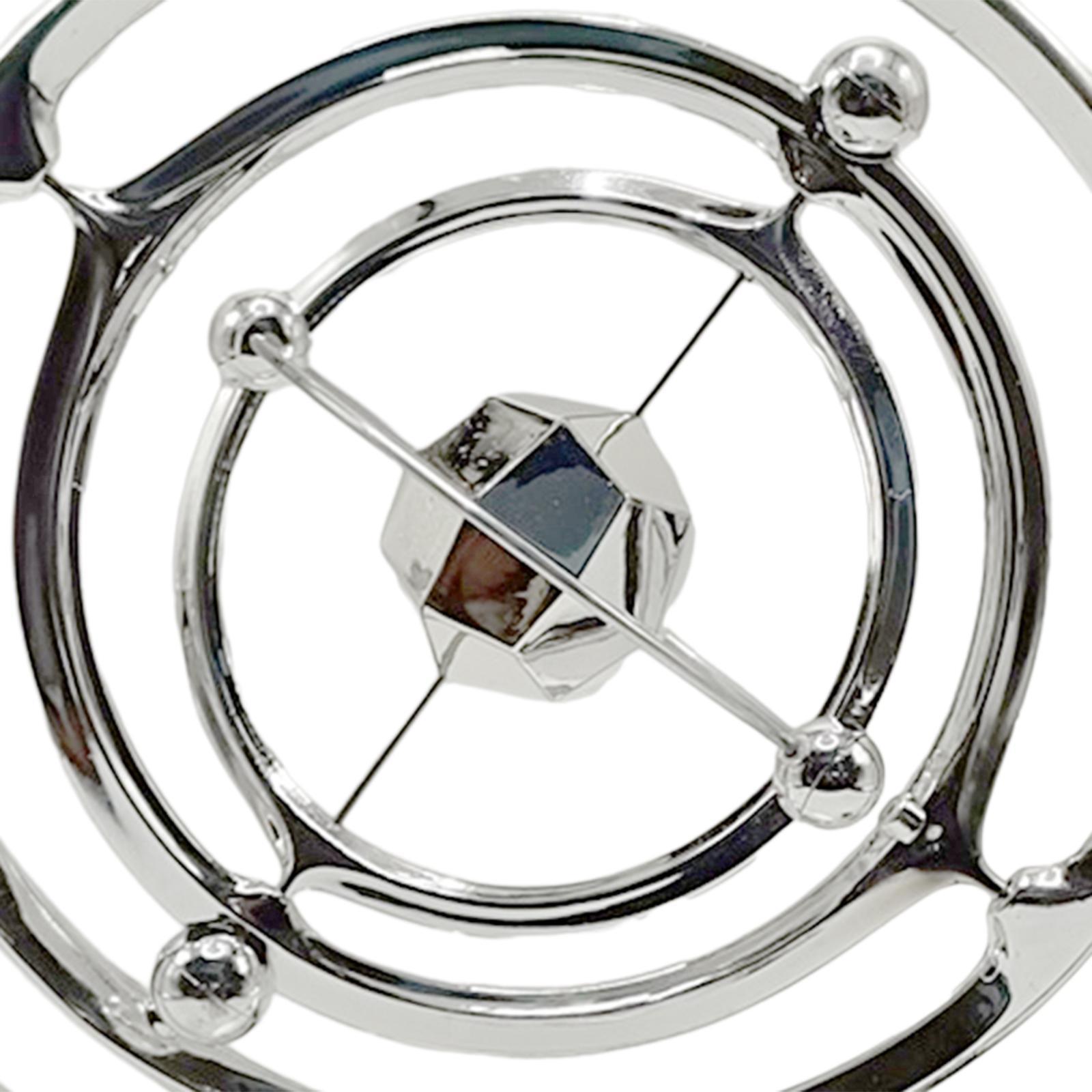 Perpetual Motion Swing Sphere Collectable Show Piece - Battery And Usb - Silver
