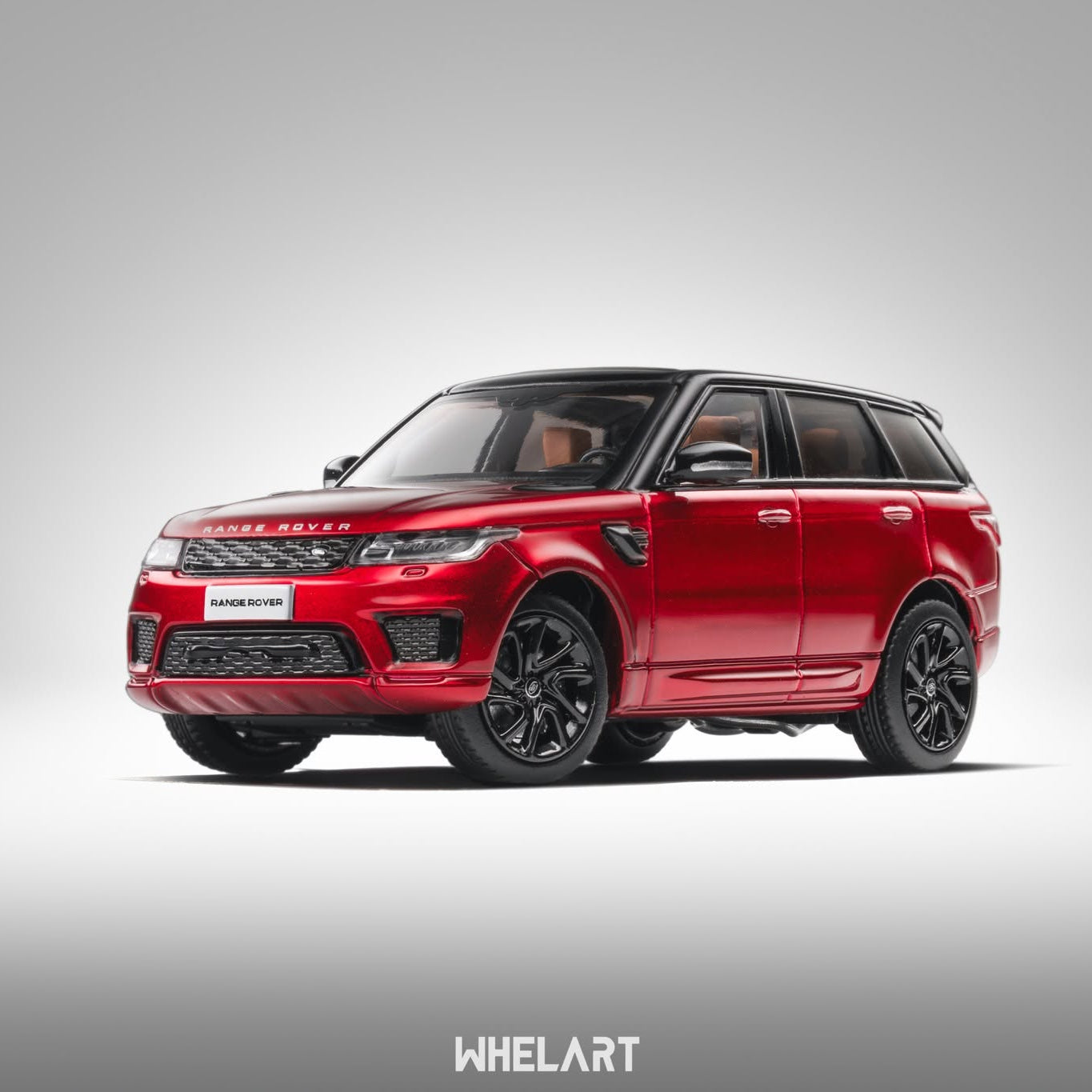 Whelart Range Rover Sport Red Edition 1:64 Die-Cast Model Car with Acrylic Display Case