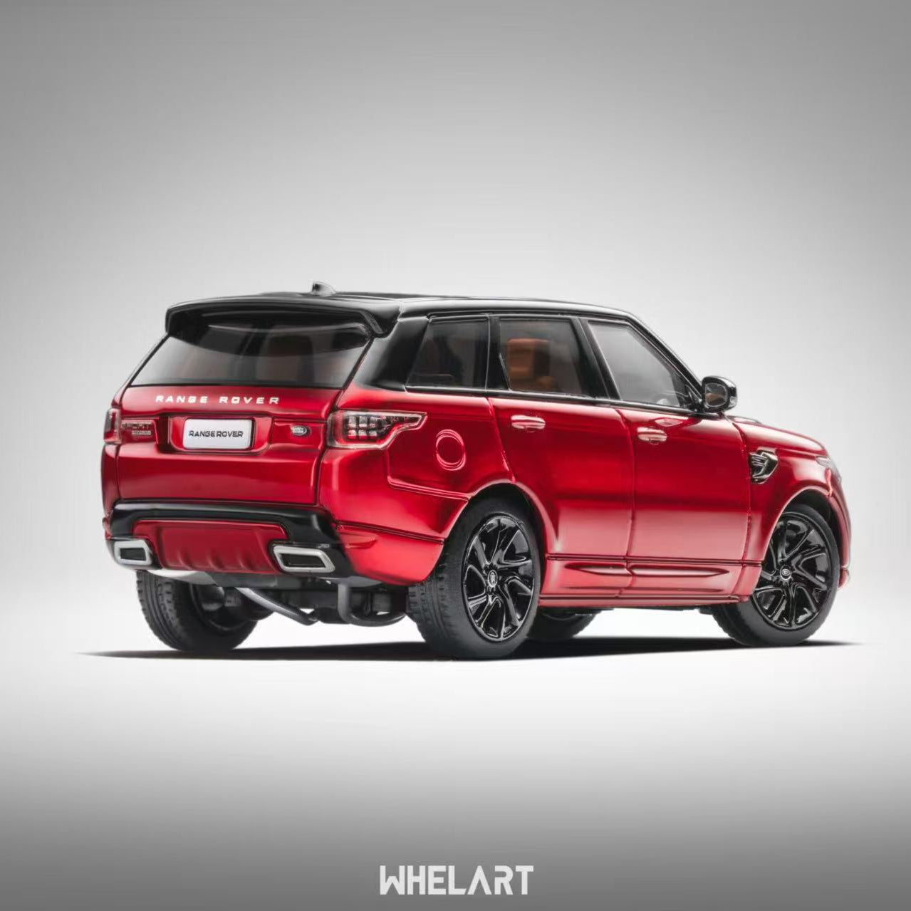 Whelart Range Rover Sport Red Edition 1:64 Die-Cast Model Car with Acrylic Display Case