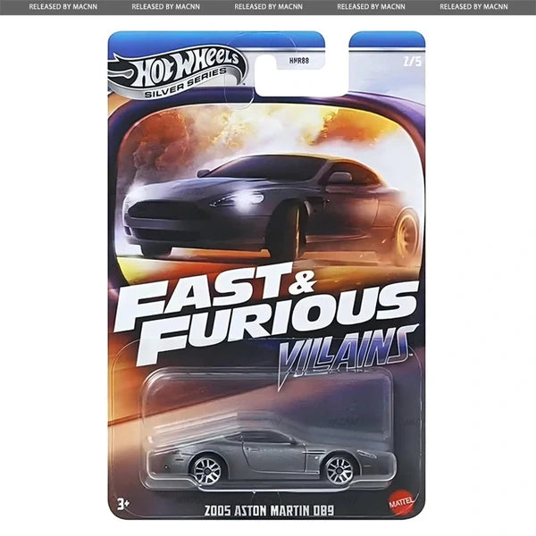 Hot Wheels 2025 Fast & Furious Villains ( Set Of 5 )