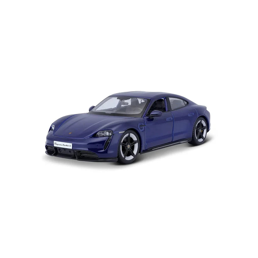 Bburago - 1 : 24 Diecast Scale Model - Official Licensed Product - Porsche Taycan Turbo S