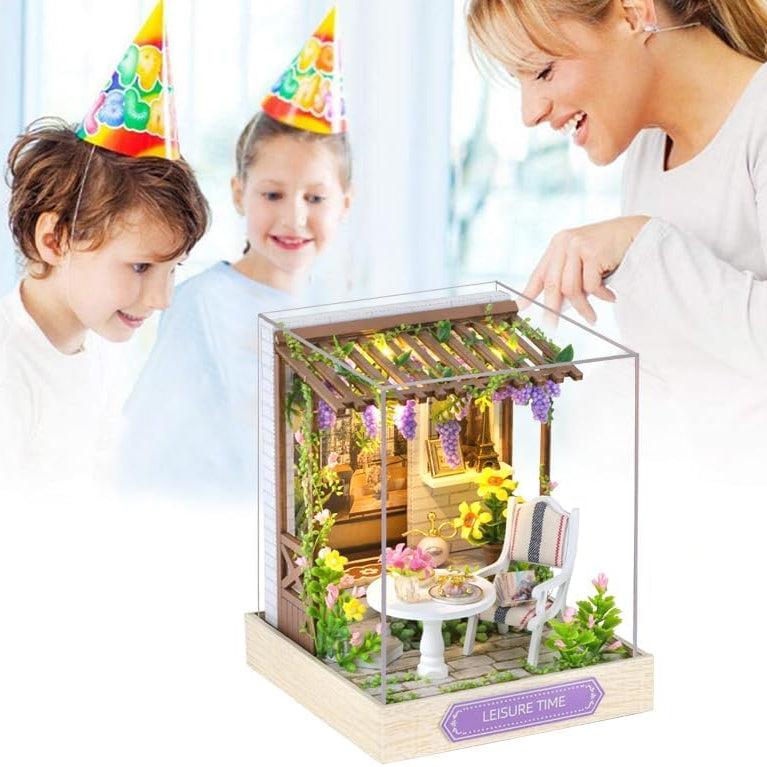 Cuteroom Diy Dollhouse - Corner of Happiness Series Miniature Kit - Leisure Time