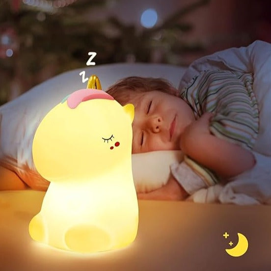 Unicorn Silicon Lamp - 7 Colours (Random Colour Lamp Will Be Provided)