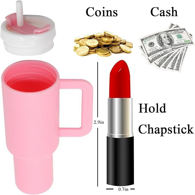 Mini Sipper 3D Keychain With Bagcharm and Strap (Select From Drop Down Menu)