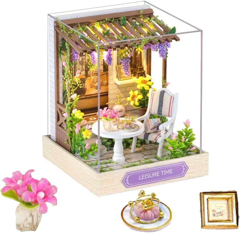 Cuteroom Diy Dollhouse - Corner of Happiness Series Miniature Kit - Leisure Time