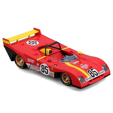 Official Bburago Ferrari Racing 312 P 1972 - Scale 1 : 43 Diecast Scale Model