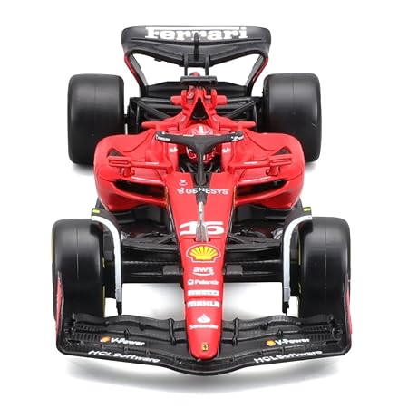 Bburago - 1/43 Scale Model Compatible with Ferrari SF23 - 16 Compatible with Charles Leclerc 2023 Formula 1 Model Car