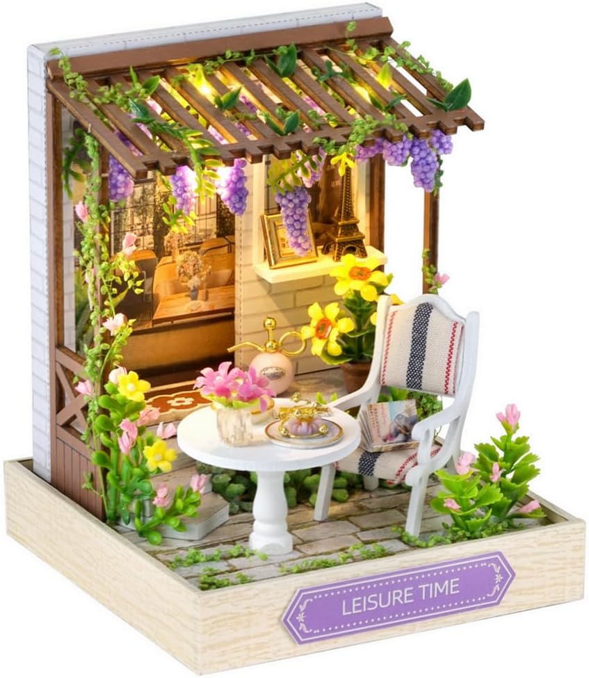 Cuteroom Diy Dollhouse - Corner of Happiness Series Miniature Kit - Leisure Time