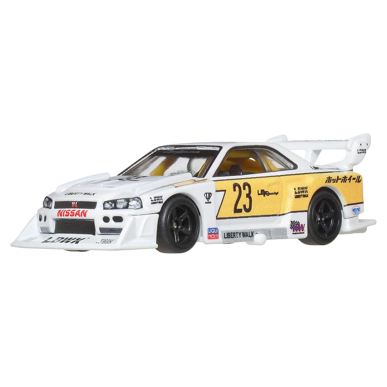 Hot Wheels imported Scale 1:64 2025 Silhouettes Premium Car Culture Diecast Model Cars - LB-ER34 Super Silhouette Nissan Skyline