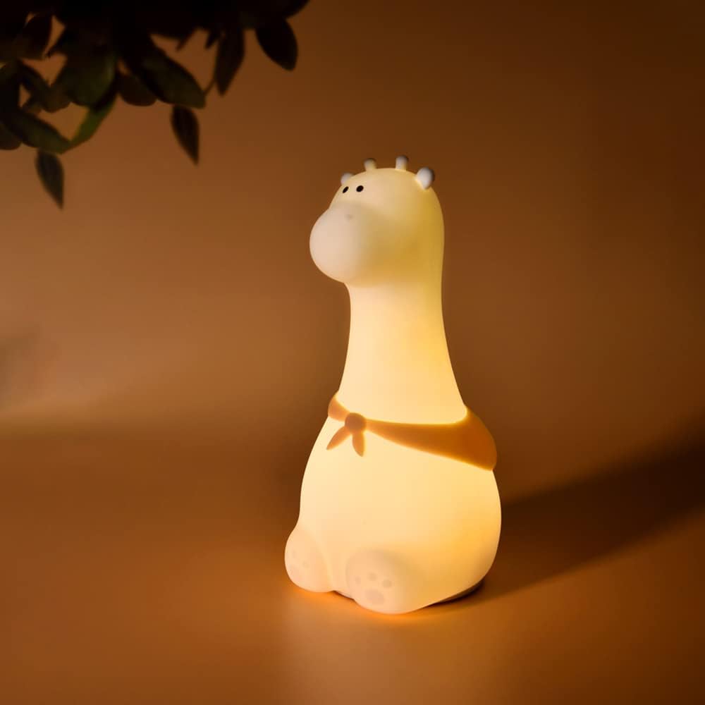 Giraffe 3D Silicon Colour - Changing Usb Chargeable Lamp