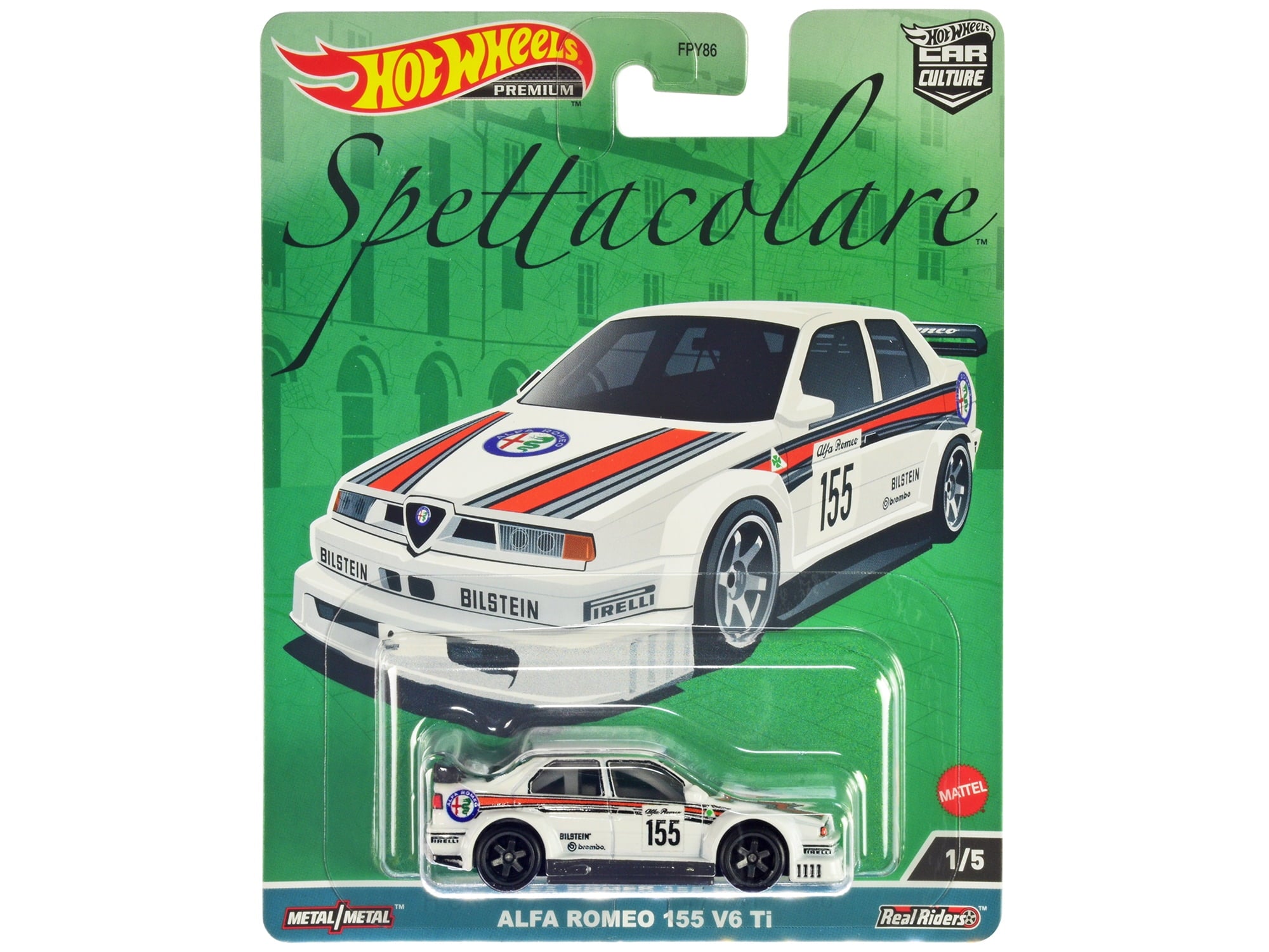 Hot Wheels Premium Car Culture Imported Spettacolare 1:64 Scale - Set Of 5