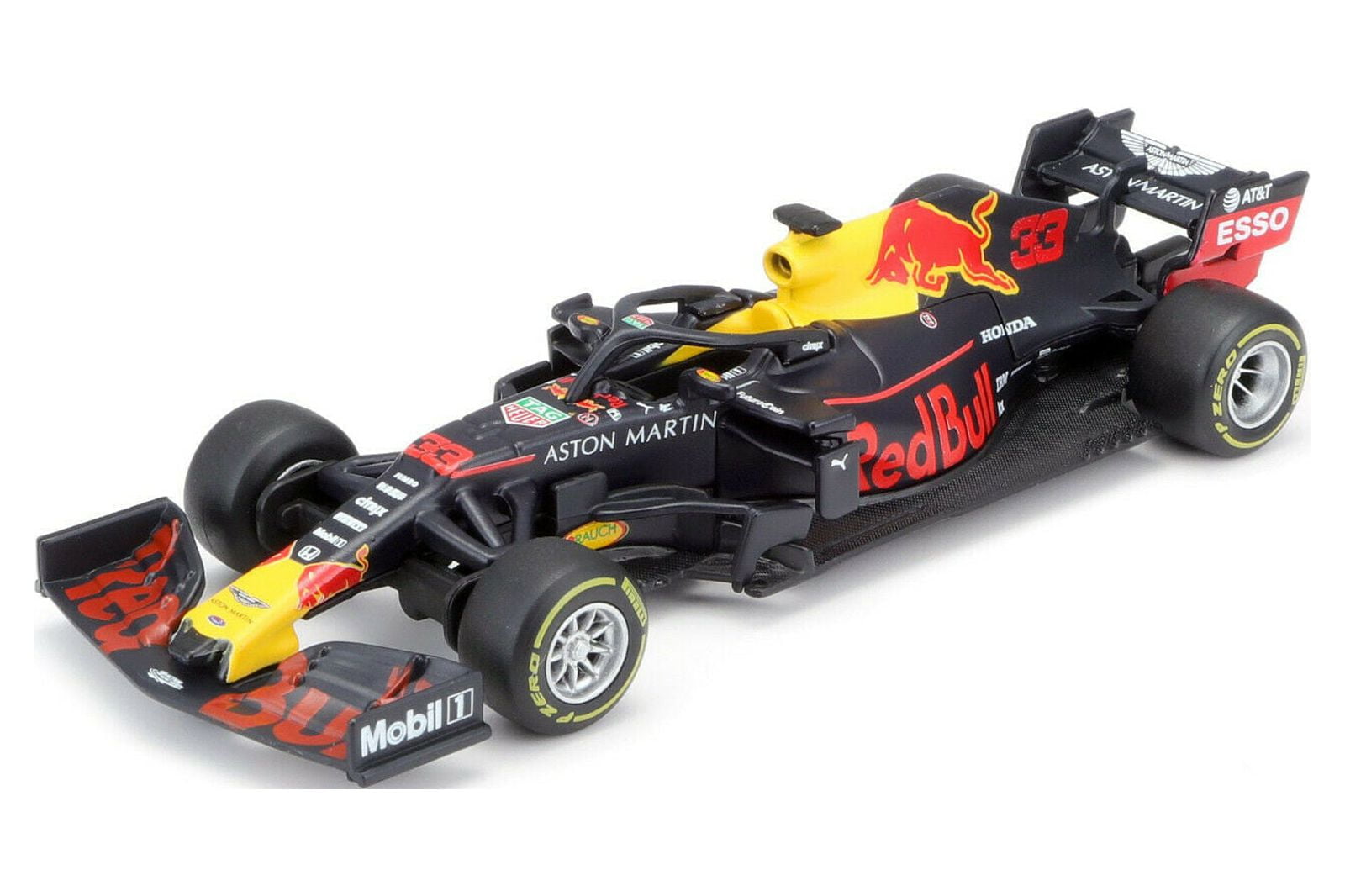 Bburago - 1/43 Scale Model Compatible with Aston Martin Compatible with Red Bull Racing RB15 (2019) - 33 Compatible with Max Verstappen