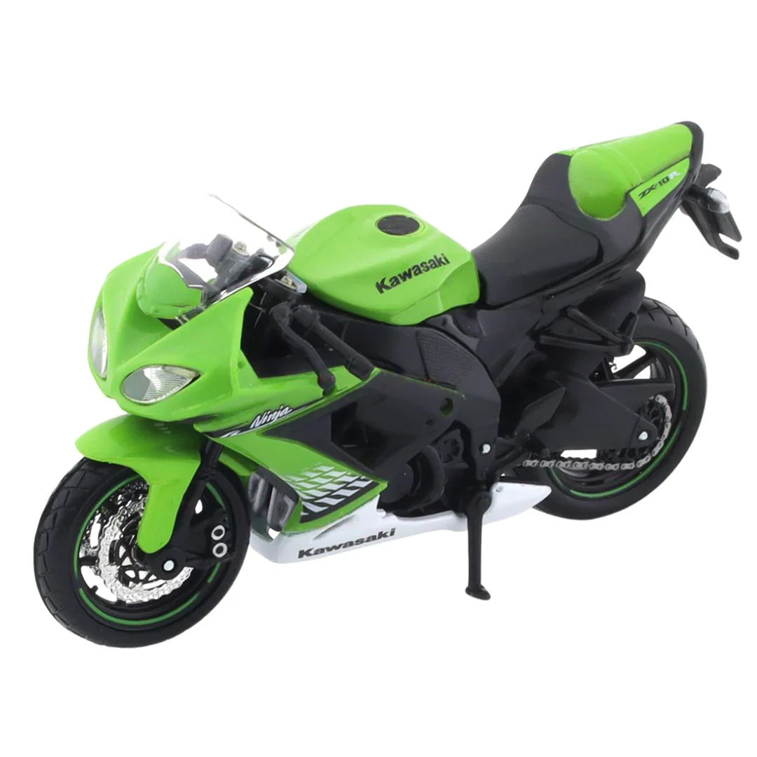 Maisto - 1 : 18 Diecast Scale Model - KAWASAKI NINJA ZX 1O R - Official Licensed Product