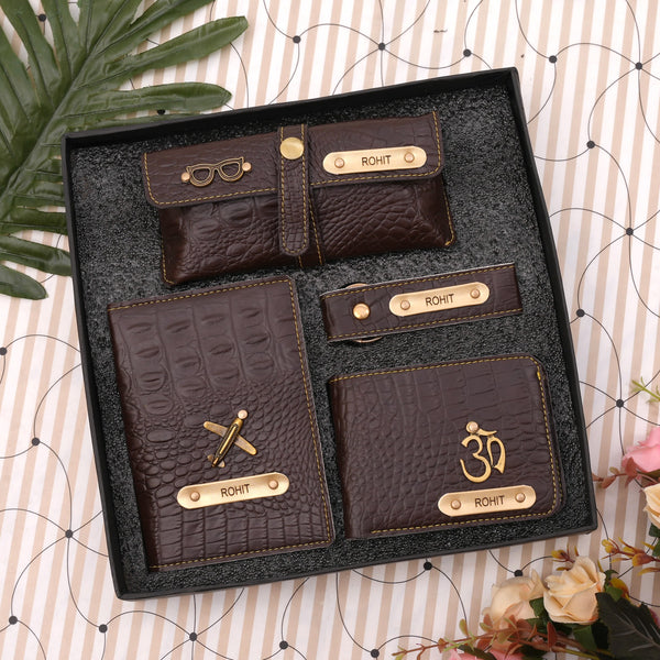 Mens Personalised Gifting Combo Set of 4 ( NO COD available on this product)