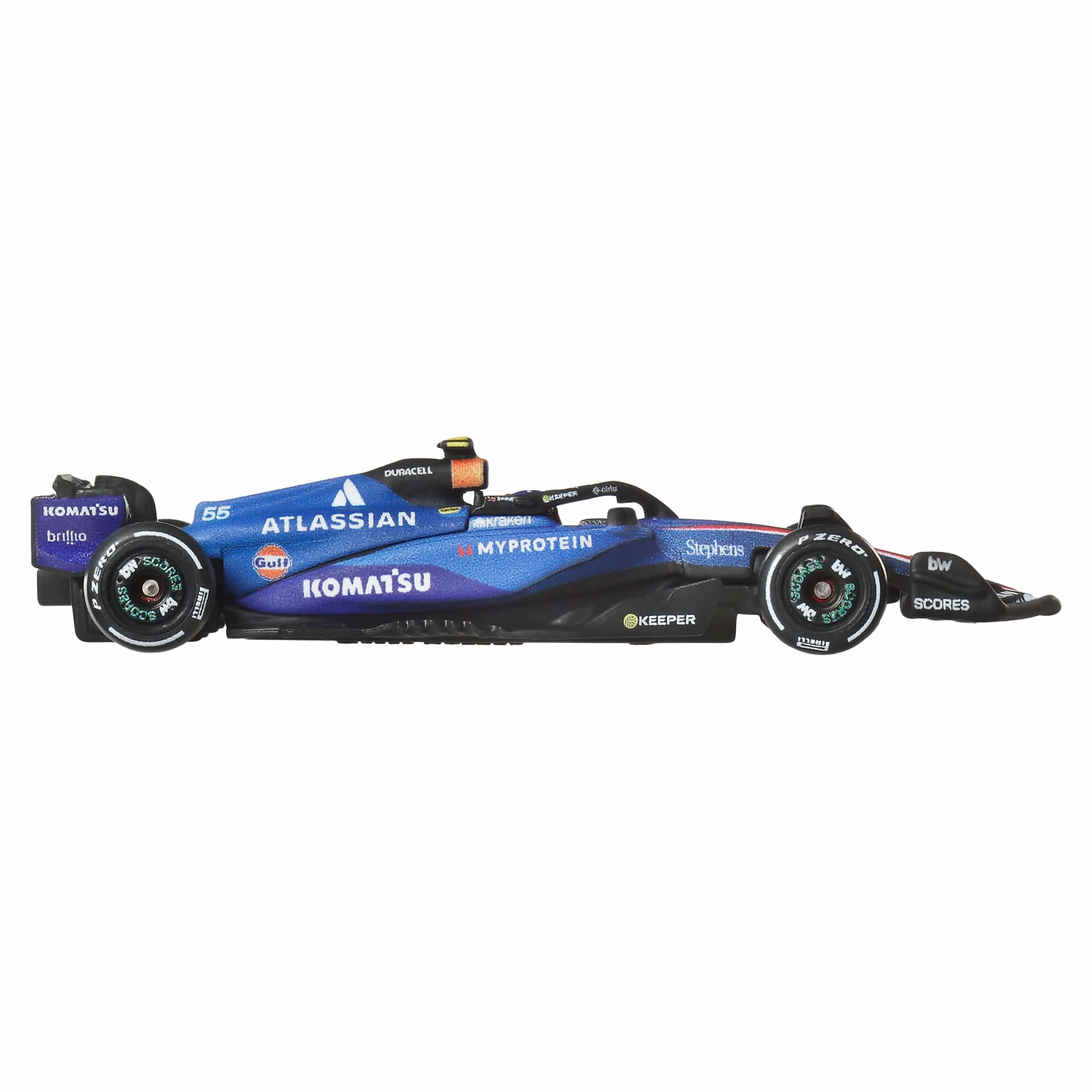 Hot Wheels Scale 1:64 Premium Formula F1 2025 Diecast Model Cars - Atlassian Williams Racing Formula 1 Team (#55)