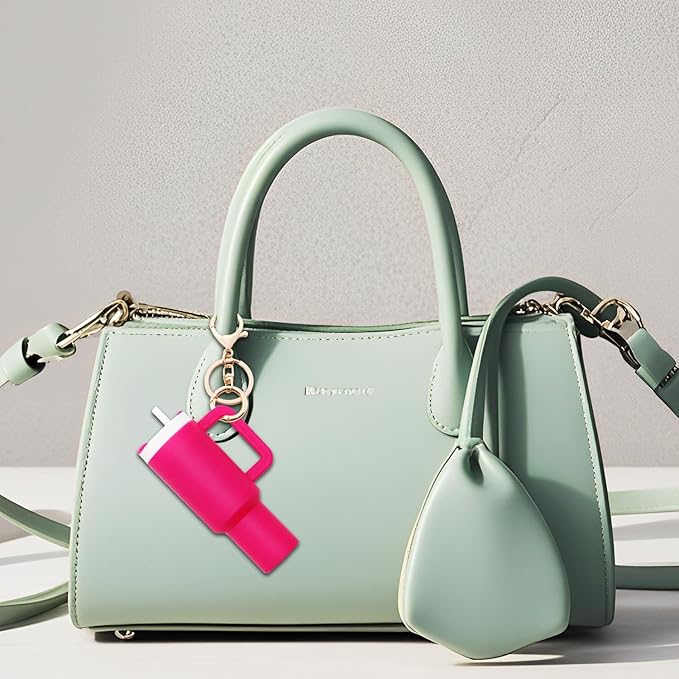 Mini Sipper 3D Keychain With Bagcharm and Strap (Select From Drop Down Menu)