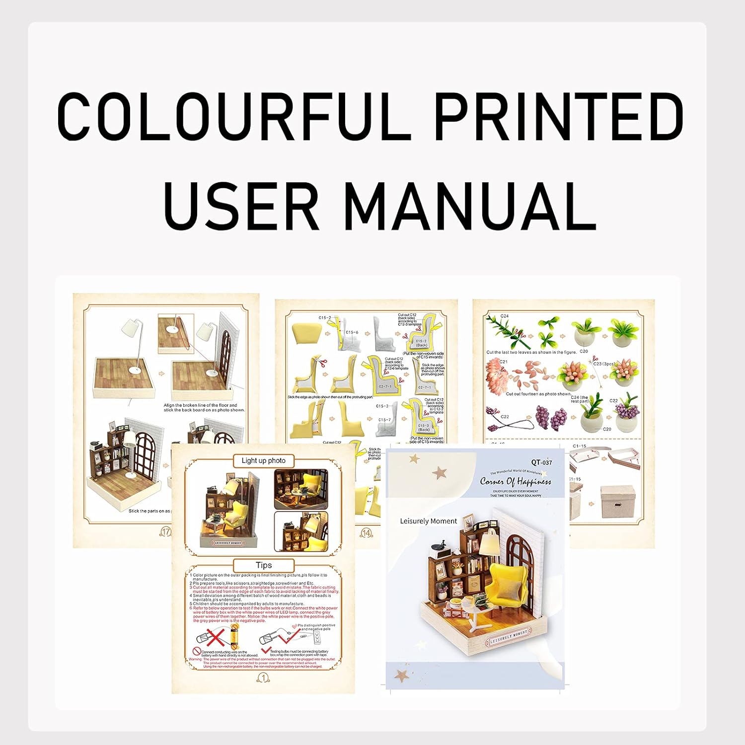Cuteroom Diy Dollhouse - Corner of Happiness Series Miniature Kit - Corner of Garden