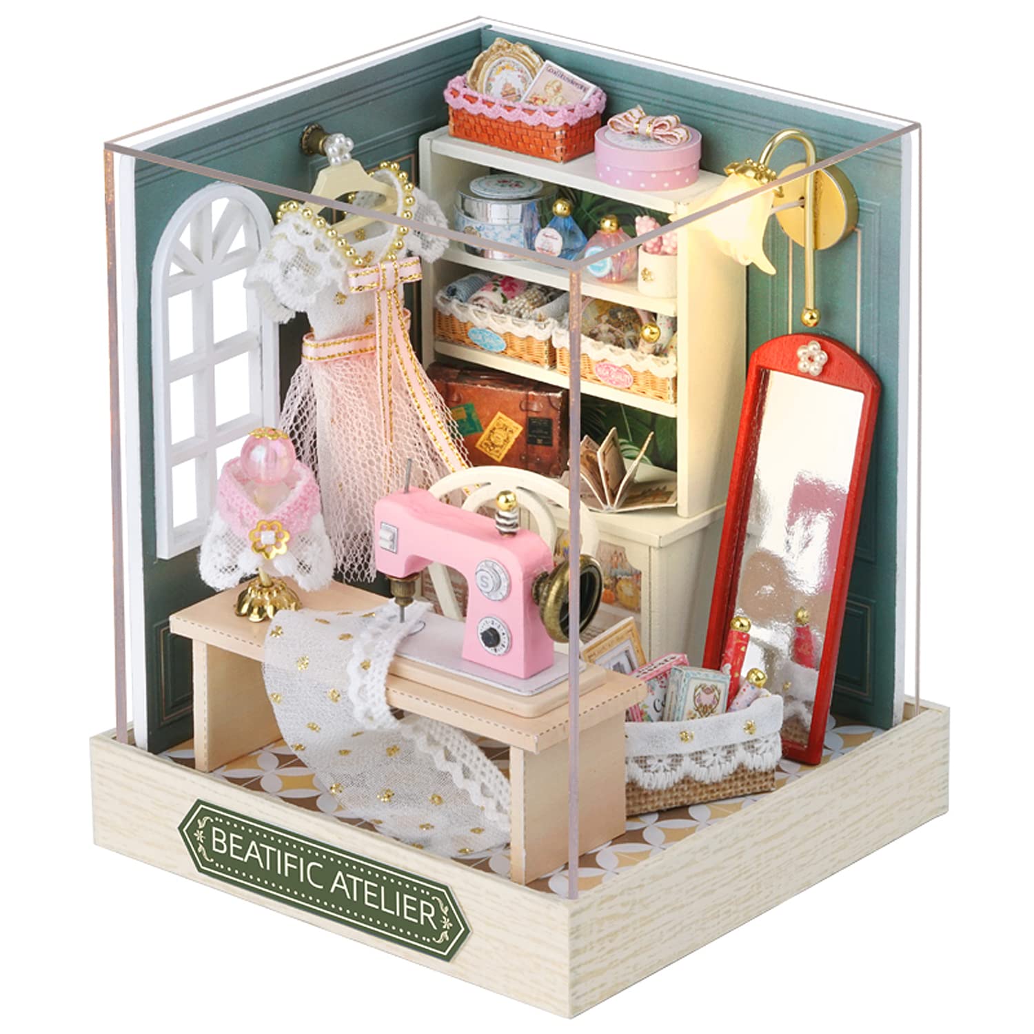 Cuteroom Diy Dollhouse - Corner of Happiness Series Miniature Kit - Beautific Atelier