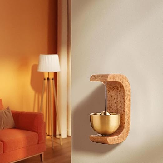 Wooden Magnetic Doorbell Wind Chime