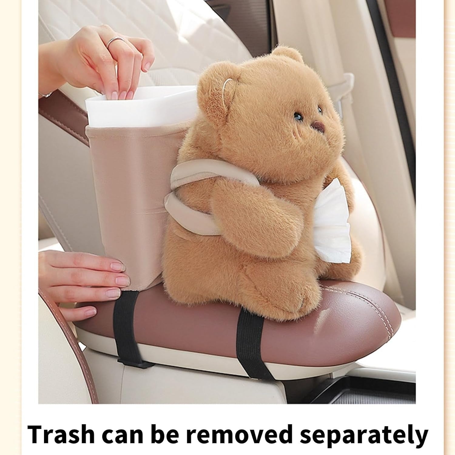 Bear Tissue Holder With Storage Box